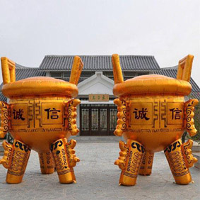 開(kāi)業(yè)誠(chéng)信鼎充氣模型