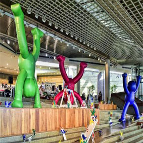 商場(chǎng)充氣景觀裝置