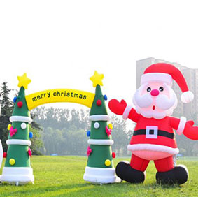 圣誕老人雪人圣誕節(jié)裝飾