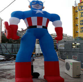 美國(guó)隊(duì)長(zhǎng)軟雕塑道具